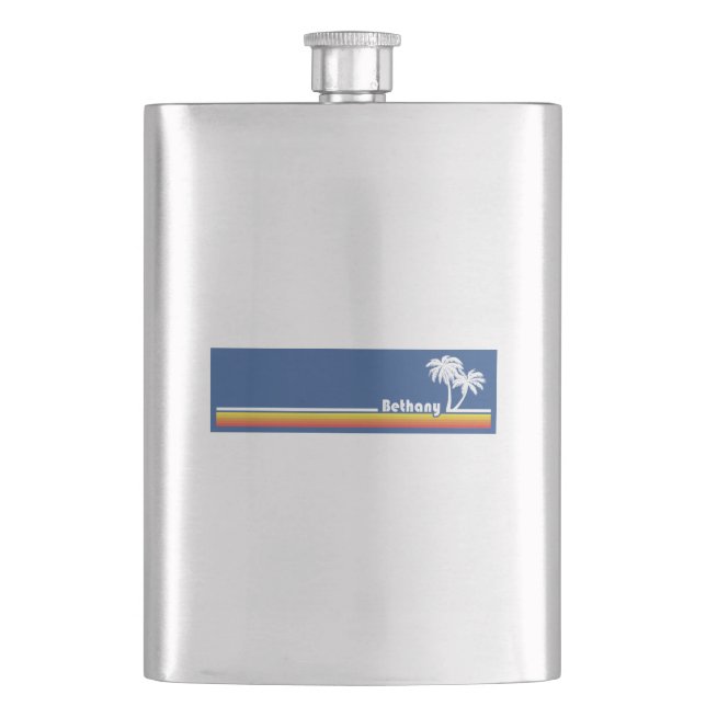 Bethany Beach, Delaware Hip Flask (Front)