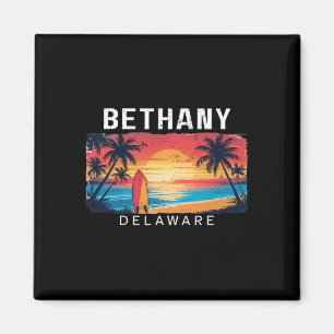 Bethany Beach Delaware Men Women Surfing Magnet