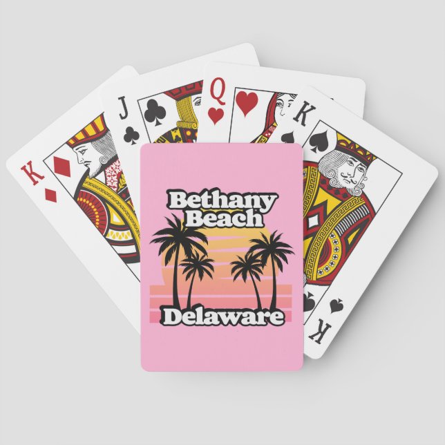 Bethany Beach Delaware Playing Cards (Back)