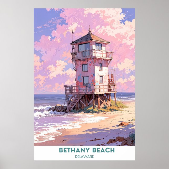Bethany Beach, Delaware Poster (Front)