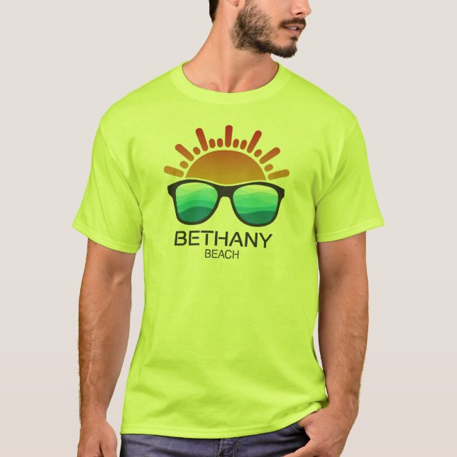 Bethany Beach Delaware Sunglasses T-Shirt (Front)