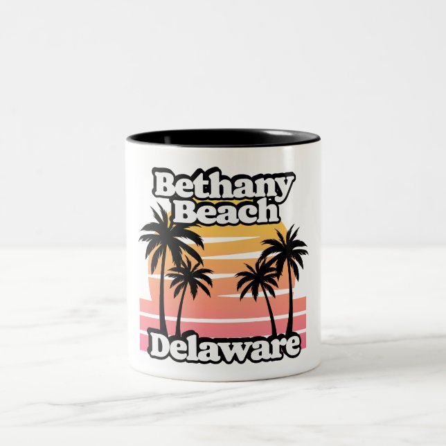 Bethany Beach Delaware Two-Tone Coffee Mug (Center)