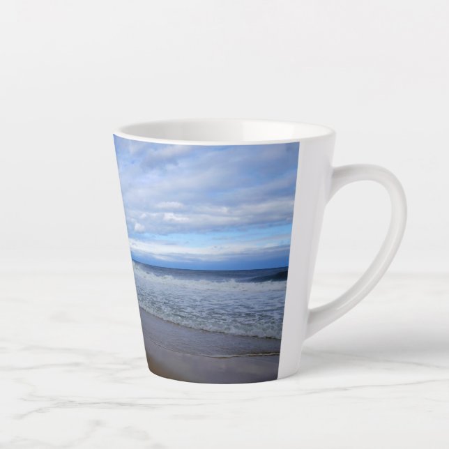 Bethany Beach I Latte Mug (Right)