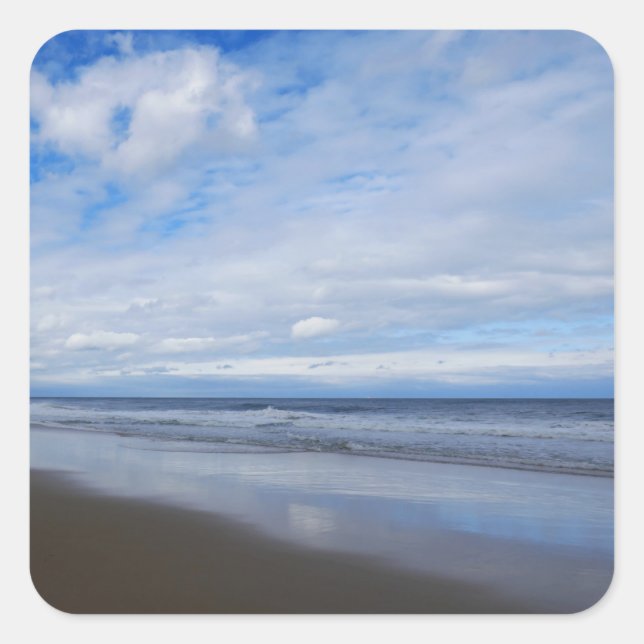 Bethany Beach I Square Sticker (Front)