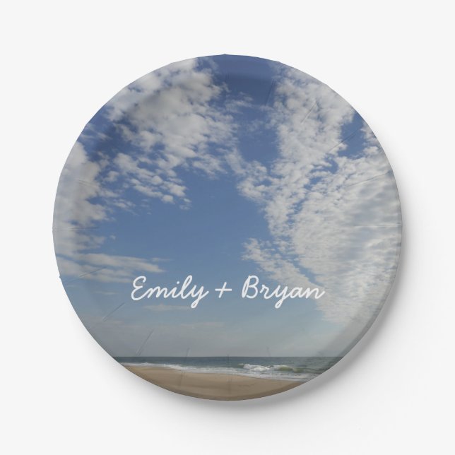 Bethany Beach II Paper Plate (Front)