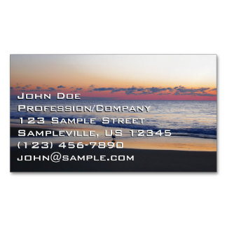 Bethany Beach Sunrise I Magnetic Business Card