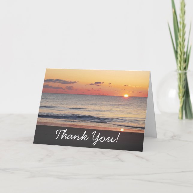 Bethany Beach Sunrise II Card (Front)