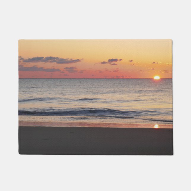 Bethany Beach Sunrise II Doormat (Front)