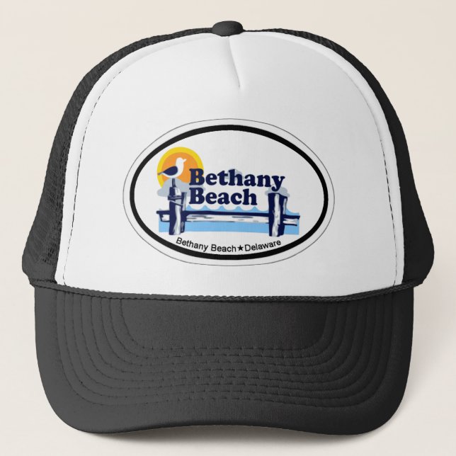 Bethany Beach. Trucker Hat (Front)