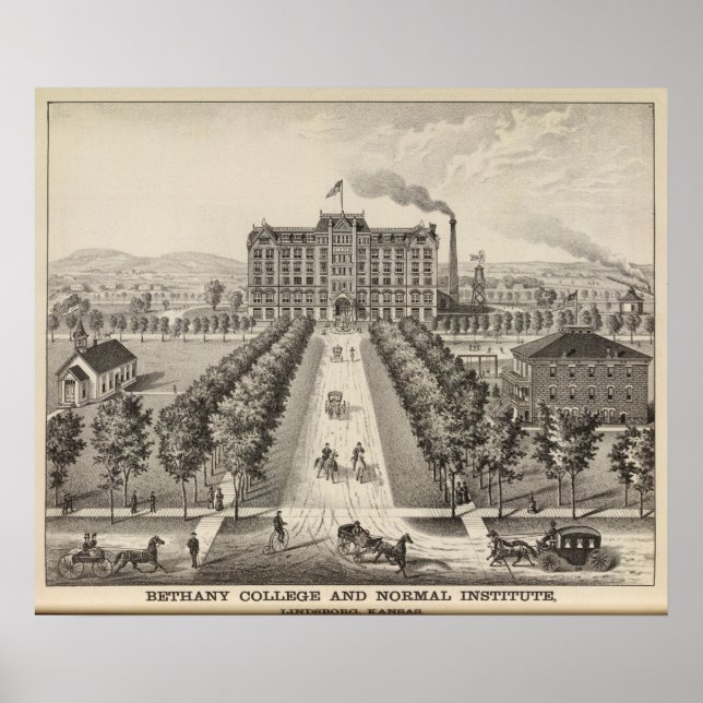 Bethany College, Lindsborg, Kansas Poster (Front)