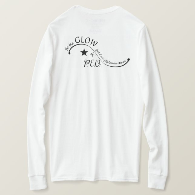 BeTheGlowOfPEO Long-sleeved t-shirt - White (Design Back)