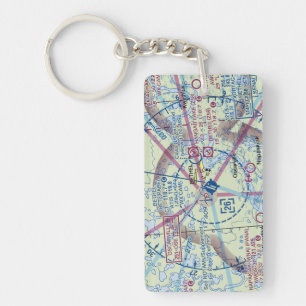 Bethel Airport chart / taxi diagram Key Ring