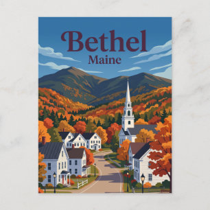 Bethel, Maine Postcard