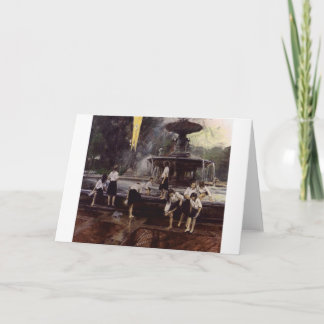 Bethesda Fountain, Central Park Card