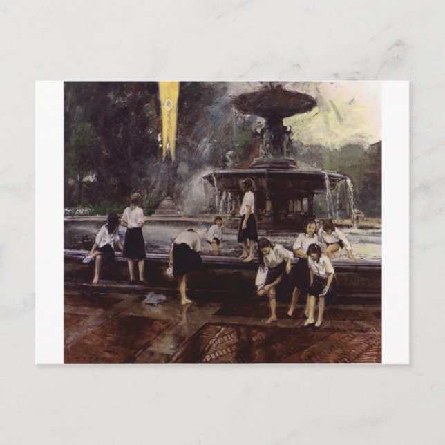 Bethesda Fountain, Central Park, NYC Postcard (Front)