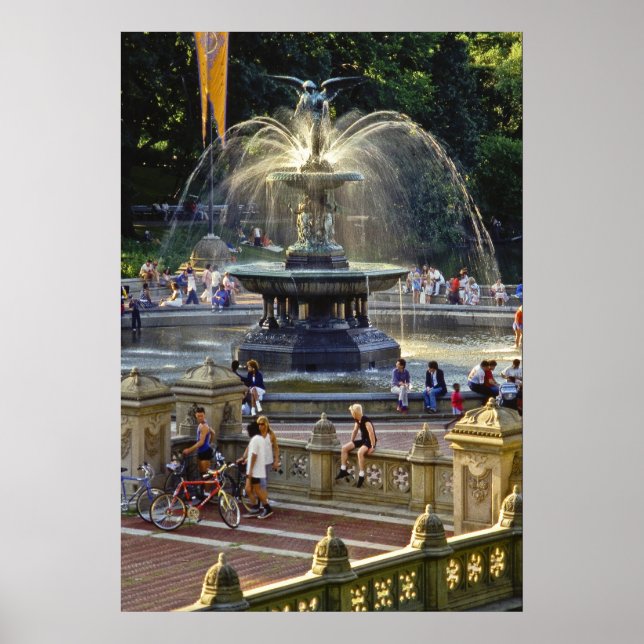 Bethesda Fountain NYC - Poster (Front)