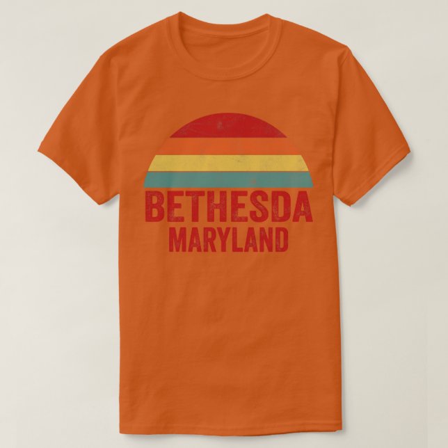 Bethesda Maryland T-Shirt (Design Front)