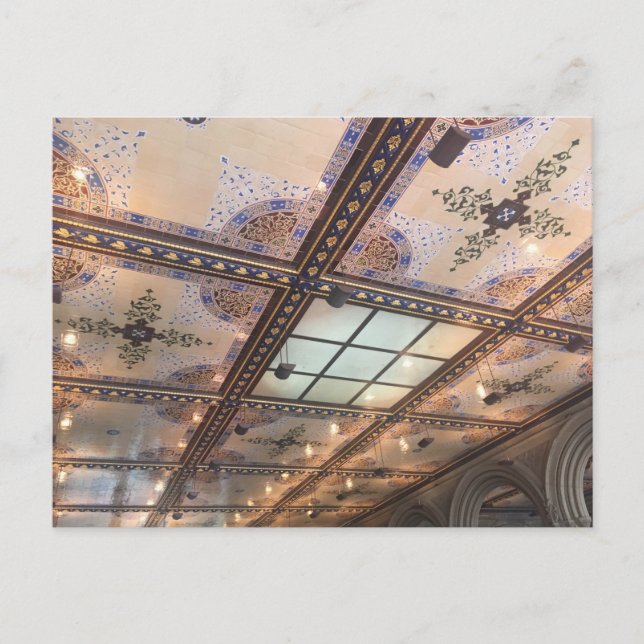 Bethesda Terrace Arcade NYC Postcard (Front)