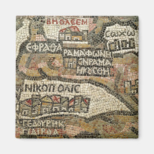 Bethlehem, detail from a map of Jericho Magnet