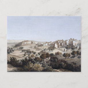 Bethlehem, engraved by Terry Postcard