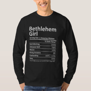 Bethlehem Girl Pa Pennsylvania Funny City Home Roo T-Shirt