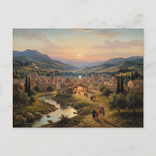Bethlehem, Nativity Scene, Holiday Postcard