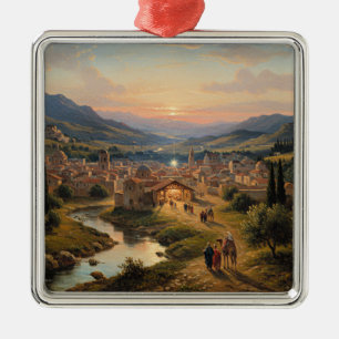 Bethlehem, Nativity Scene, Metal Tree Decoration