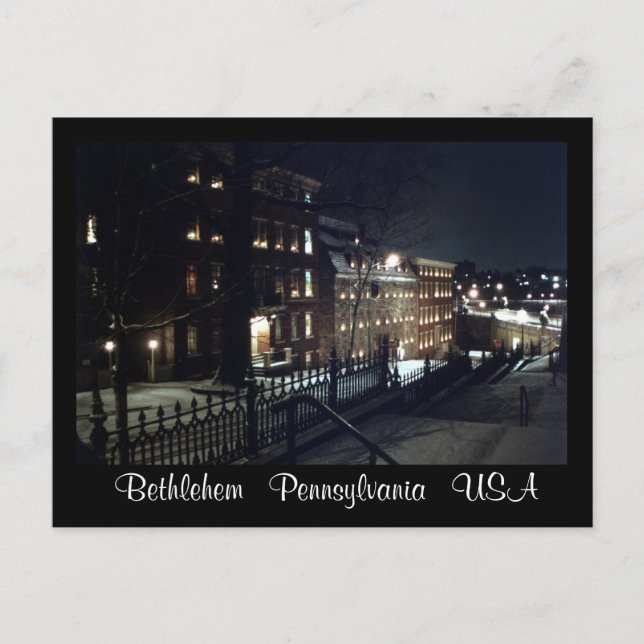 Bethlehem Pa USA 21 Postcard (Front)