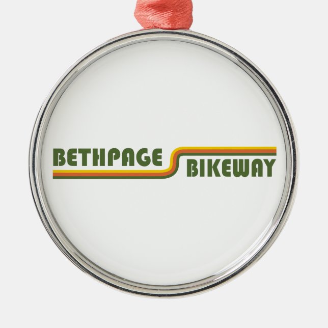  Bethpage Bikeway Metal Tree Decoration (Front)