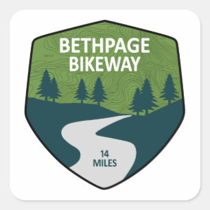 Bethpage Bikeway Square Sticker
