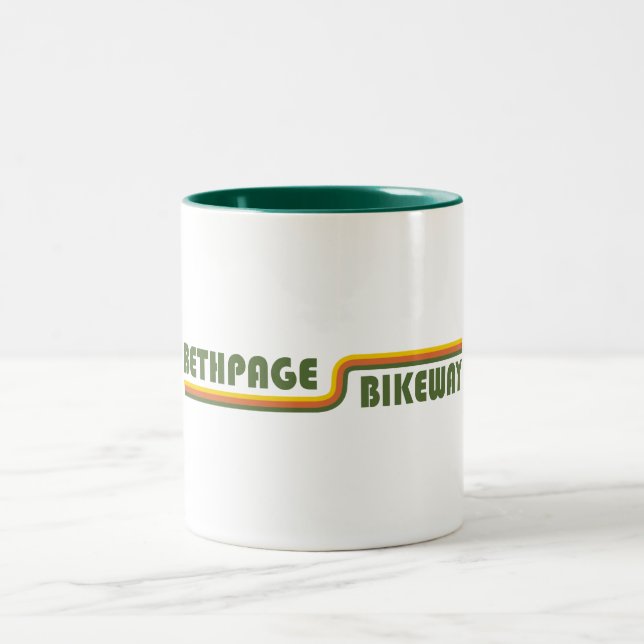 Bethpage Bikeway Two-Tone Coffee Mug (Center)