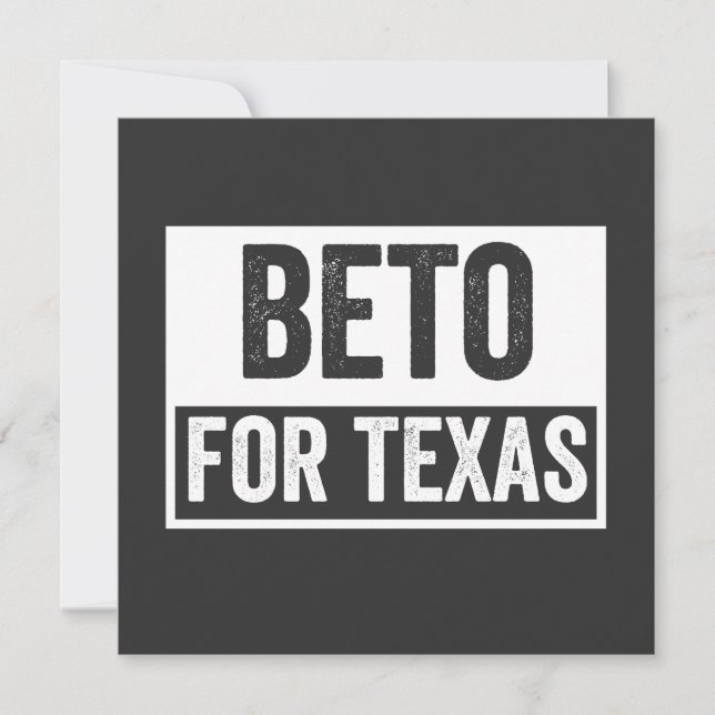 beto FOR TEXAS Invitation (Front)