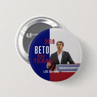 BETO O'Rourke Texas 2018 6 Cm Round Badge
