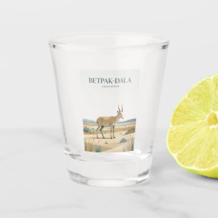 Betpak-Dala Steppe Kazakhstan Shot Glass