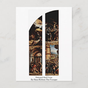 Betrayal And Cross By Hans Holbein The Younger Postcard