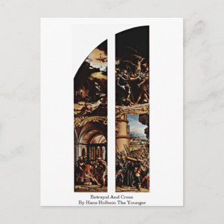 Betrayal And Cross By Hans Holbein The Younger Postcard