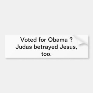 Betrayal of a Liberal Bumper Sticker
