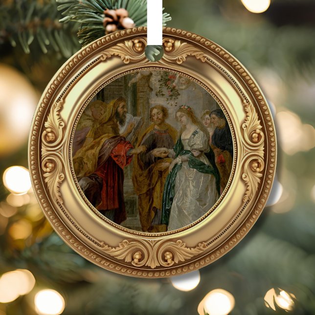 Betrothal of Mary and Joseph Advent Jesse Tree Metal Tree Decoration (Creator Uploaded)