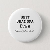 Bets Grandpa ever grandfather gifts simple name