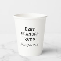Bets Grandpa ever grandfather gifts simple name
