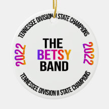 Betsy Band State Championship Ornament