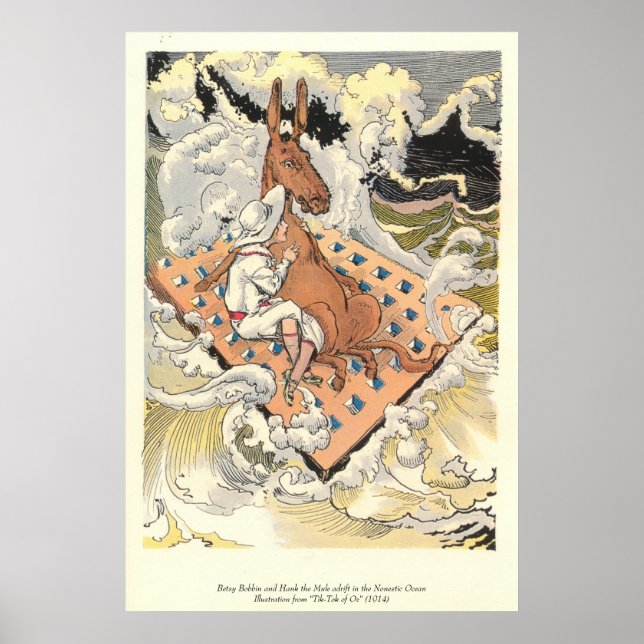 Betsy Bobbin and Hank the Mule adrift Poster (Front)