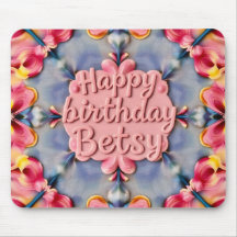 BETSY ~ Floral Birthday Greeting ~