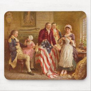 Betsy Ross, 1777 (American History) (USA Patriot) Mouse Pad