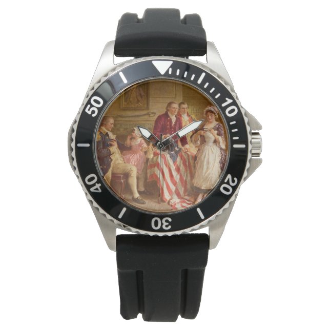 Betsy Ross, 1777 (American History) (USA Patriot) Watch (Front)