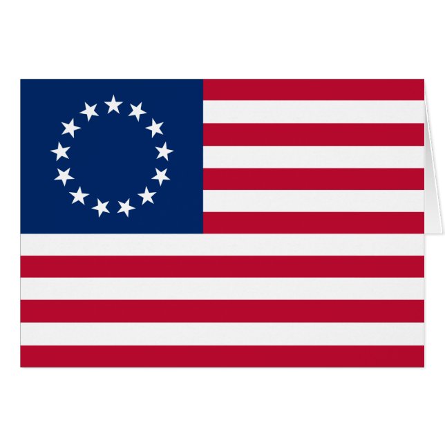 Betsy Ross American Flag (Front Horizontal)