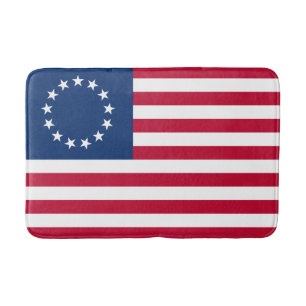 Betsy Ross American Flag Bath Mat