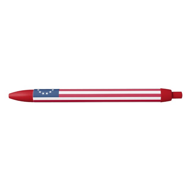 Betsy Ross American Flag Blue Ink Pen (Front)