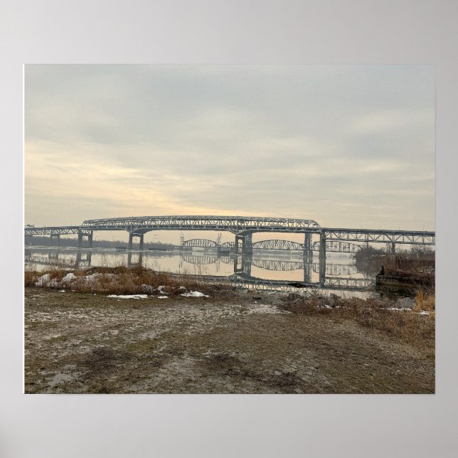 Betsy Ross Bridge Photo Poster (Front)