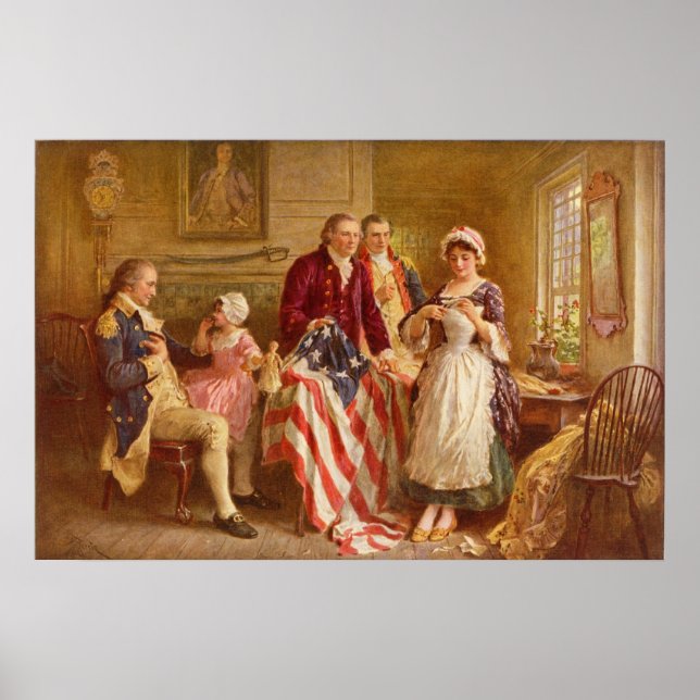 Betsy Ross Canvas Print (Front)